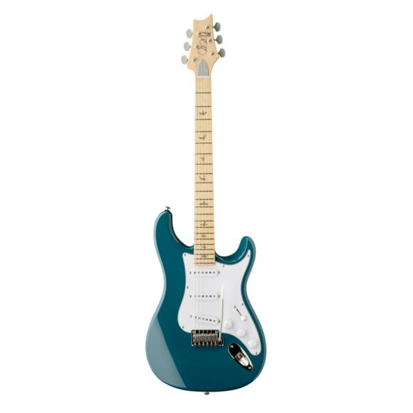 prs se john mayer silver sky maple fingerboard nylon blue guitare electrique