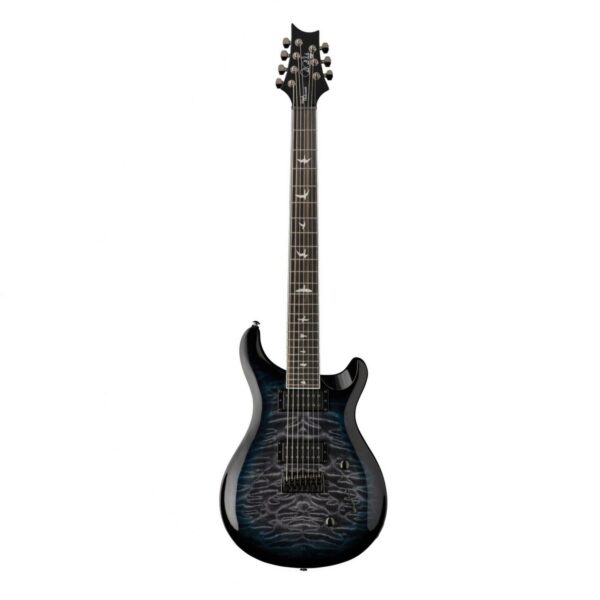 prs se mark holcomb svn 7 string holcomb blue burst guitare electrique