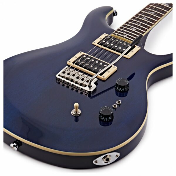 prs se standard 24 08 translucent blue guitare electrique side2