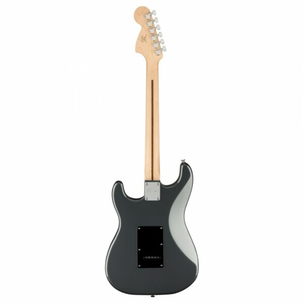 squier affinity stratocaster hh lrl charcoal frost metallic guitare electrique side2
