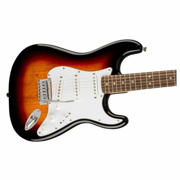 squier affinity stratocaster lrl 3 color sunburst guitare electrique side3