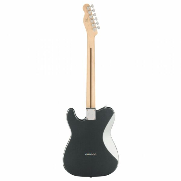 squier affinity telecaster deluxe lrl charcoal frost metallic guitare electrique side2