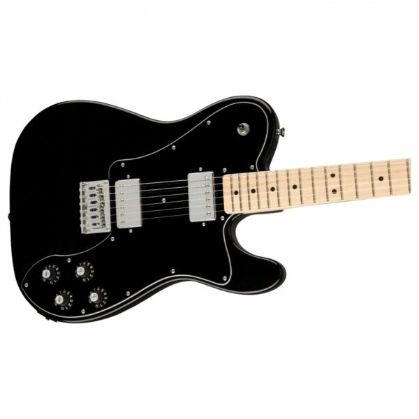 squier affinity telecaster deluxe mn black guitare electrique side4