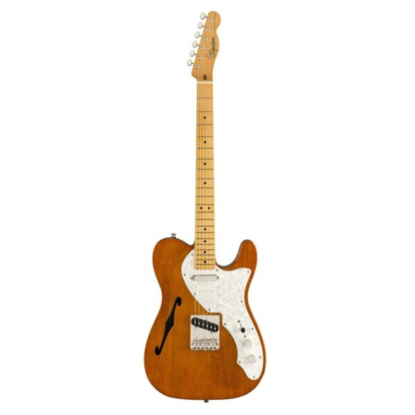 squier classic vibe 60s telecaster thinline mn natural guitare electrique
