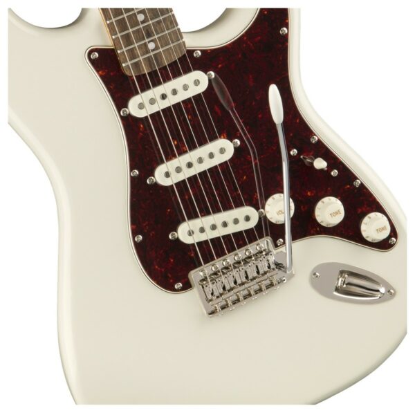 squier classic vibe 70s stratocaster lrl olympic white guitare electrique side4