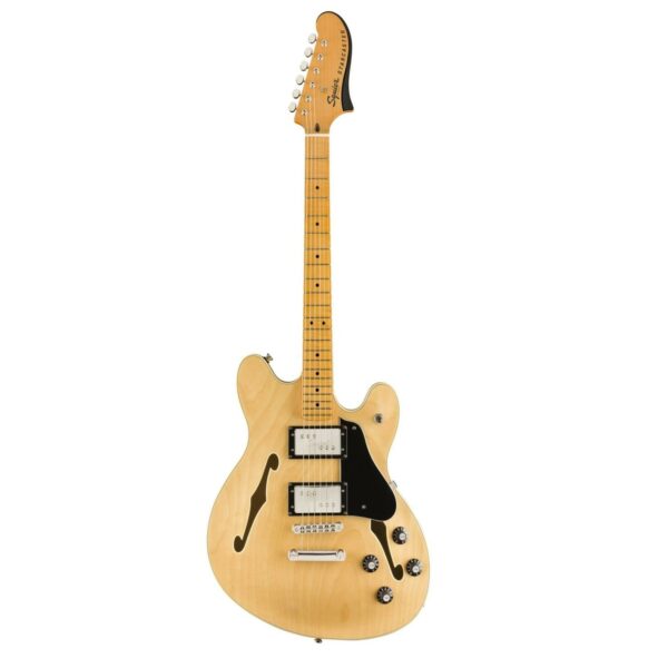 squier classic vibe starcaster mn natural guitare electrique