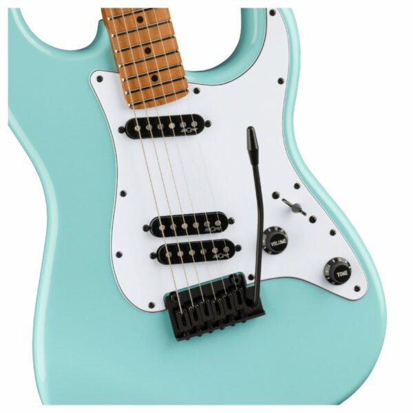squier fsr contemporary stratocaster rmn daphne blue guitare electrique side3