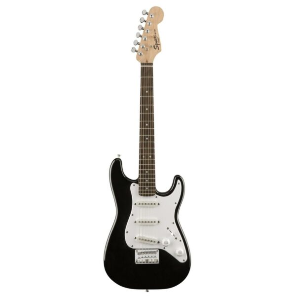 squier mini stratocaster 3 4 size black guitare electrique