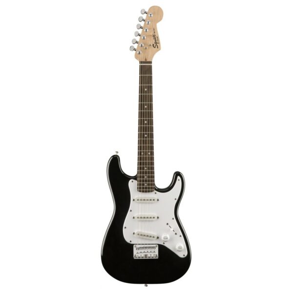 squier mini stratocaster 3 4 size black guitare electrique side2