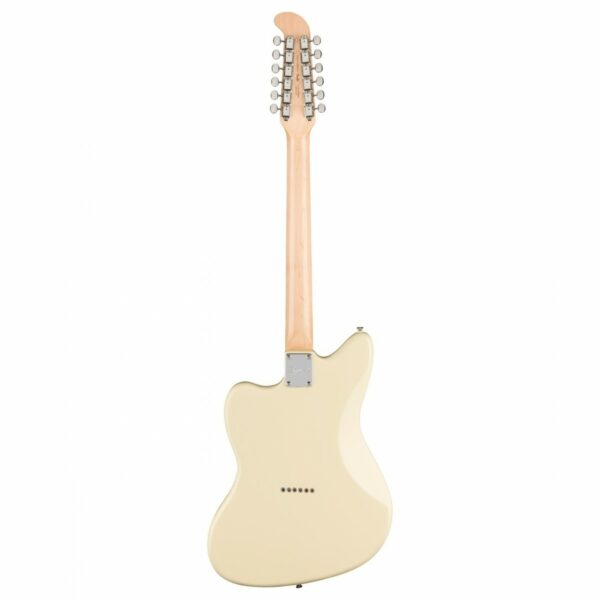 squier paranormal jazzmaster xii olympic white guitare electrique side2