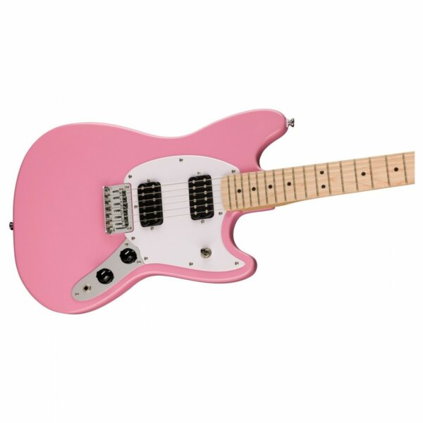 squier sonic mustang hh mn flash pink guitare electrique side3