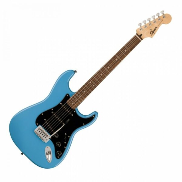 squier sonic stratocaster california blue w gig bag accesory pack guitare electrique side2