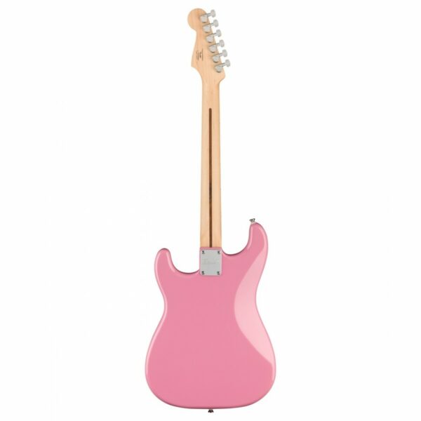 squier sonic stratocaster ht h mn flash pink guitare electrique side2