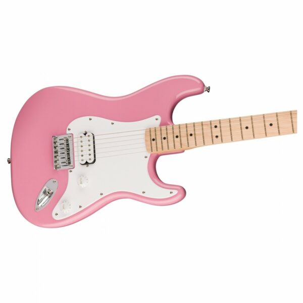 squier sonic stratocaster ht h mn flash pink guitare electrique side3