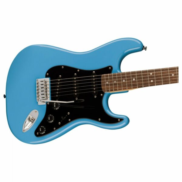 squier sonic stratocaster lrl california blue guitare electrique side3