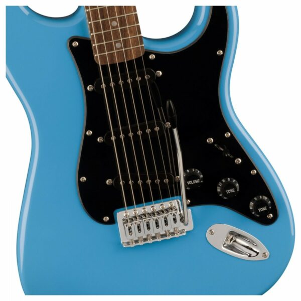 squier sonic stratocaster lrl california blue guitare electrique side4