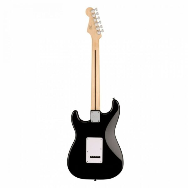 squier sonic stratocaster mn black w gig bag accesory pack guitare electrique side3