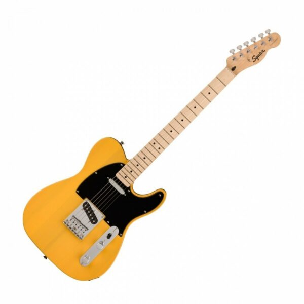 squier sonic telecaster butterscotch blonde w gig bag accesory pack guitare electrique side2