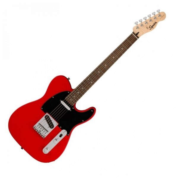 squier sonic telecaster lrl torino red w gig bag accesory pack guitare electrique side2