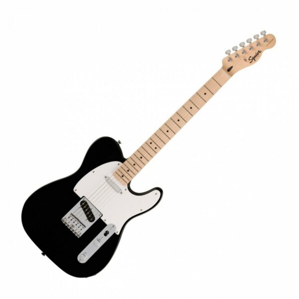 squier sonic telecaster mn black w gig bag accesory pack guitare electrique side2
